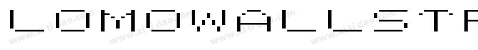 LomoWallStrip LT Std 100字体转换